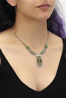 Necklace Ayala Bar Woman Eucalyptus in Metal Alloy Cristallo C3592 - C3592